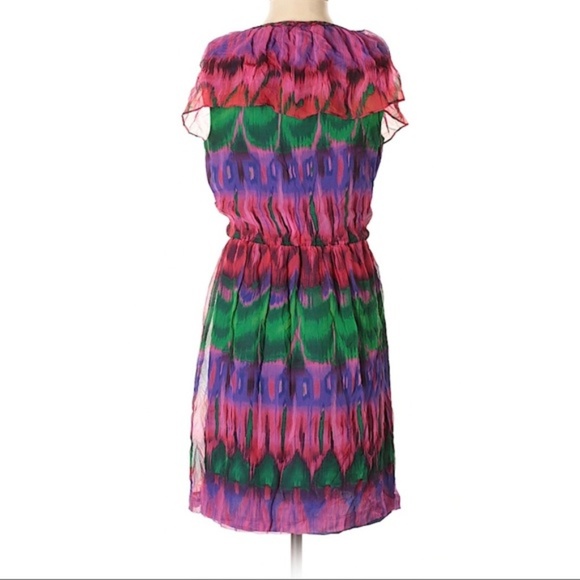 Trina Turk 100% Silk Multi Color Sleeveless Dress - Picture 2 of 3